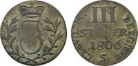 Jülich-Berg 3 Stüber Joachim 1806-1808 -