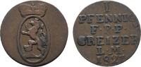 Reuss, ältere Linie zu Obergreiz Cu Pfennig Heinrich XIX. 1817-1836 -