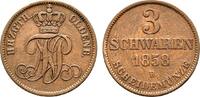 Oldenburg Cu 3 Schwaren Nicolaus Friedrich Peter 1853-1900 -