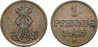 Braunschweig-Calenberg-Hannover Cu Pfennig Ernst August 1837-1851 -