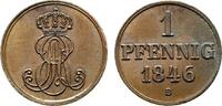 Braunschweig-Calenberg-Hannover Cu Pfennig Ernst August 1837-1851 -