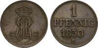 Braunschweig-Calenberg-Hannover Cu Pfennig Ernst August 1837-1851 -