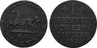 Braunschweig-Wolfenbüttel Cu Pfennig Karl 1815-1830 -