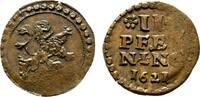 Braunschweig-Wolfenbüttel Cu 2 Pfennig Kippermünzen im Gebiet Friedrich Ulrichs -
