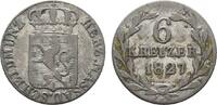 Nassau 6 Kreuzer Wilhelm 1816-1839 -