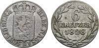 Nassau 6 Kreuzer Wilhelm 1816-1839 -