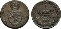 Nassau Cu Dickkreuzer Friedrich August und Friedrich Wilhelm 1808-1816 -