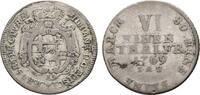 Paderborn, Bistum 1/6 Taler Wilhelm Anton von Asseburg 1763-1782 -