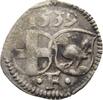 Fulda, Bistum Einseitiger Pfennig Johann III. von Henneberg 1521-1542 -