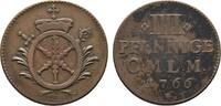 Mainz, Erzbistum Cu 4 Pfennig Emmerich Joseph von Breitbach-Bürresheim 1763-1774 -