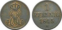 Braunschweig-Calenberg-Hannover Cu Pfennig Ernst August 1837-1851 -