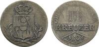 Würzburg, Großherzogtum 3 Kreuzer Ferdinand von Österreich 1806-1814 -
