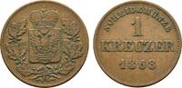 Schwarzburg-Rudolstadt Cu Kreuzer Albert 1867-1869 -