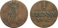 Braunschweig-Calenberg-Hannover Cu Pfennig Ernst August 1837-1851 -
