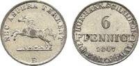 Braunschweig-Calenberg-Hannover 6 Pfennig Ernst August 1837-1851 -