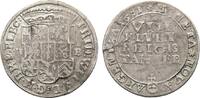 Brandenburg-Preußen 1/8 Taler 1671 HB Minden Friedrich Wilhelm 1640-1688 Selten. Kl. Schrötlingsriß, minimal gewellt, VF