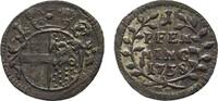 Fulda, Bistum Pfennig Amandus von Buseck 1737-1756 -