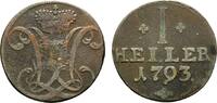 Hessen-Kassel Cu Heller Wilhelm IX. 1785-1803 -