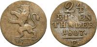 Hessen-Kassel Zeitgenössische Fälschung des 1/24 Taler 1807 F Wilhelm I.... 9,00 EUR  plus 5,00 EUR verzending