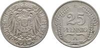 Kleinmünzen 25 Pfennig 1911 A VF