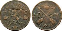 Schweden Cu 2 Öre Adolf Friedrich 1751-1771 -