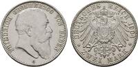 Baden 2 Mark 1905 G Friedrich I. 1856-1907 VF