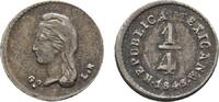 Mexiko 1/4 Real Republik 1823-1864 -