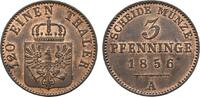 Brandenburg-Preußen Cu 3 Pfennig Friedrich Wilhelm IV. 1840-1861 -
