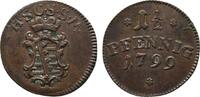 Sachsen-Coburg-Saalfeld Cu 1 1/2 Pfennig Ernst Friedrich 1764-1800 -
