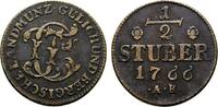 Jülich-Berg Cu 1/2 Stüber Karl Theodor 1742-1799 -