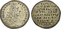 Brandenburg-Bayreuth 1/24 Taler Georg Friedrich Karl 1726-1735 -