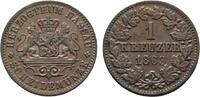 Nassau Cu Kreuzer Adolph 1839-1866 -