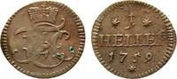 Sachsen-Hildburghausen Cu Heller Ernst Friedrich Karl 1745-1780 -