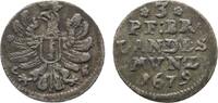 Brandenburg-Preußen 3 Pfennig Friedrich Wilhelm 1640-1688 -
