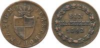 Hohenzollern-Sigmaringen Cu Kreuzer Karl 1831-1848 -