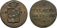 Würzburg, Großherzogtum Cu 1/4 Kreuzer Ferdinand von Österreich 1806-1814 -