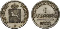 Braunschweig-Calenberg-Hannover 6 Pfennig Ernst August 1837-1851 -