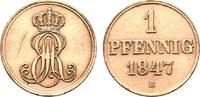 Braunschweig-Calenberg-Hannover Cu Pfennig Ernst August 1837-1851 -