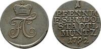 Schwarzburg-Rudolstadt Cu Pfennig Friedrich Karl 1790-1793 -