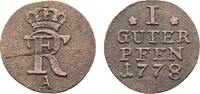 Brandenburg-Preußen Guter Pfennig Friedrich II. 1740-1786 -