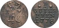 Brandenburg-Preußen Guter Pfennig Friedrich II. 1740-1786 -