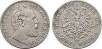 Anhalt 2 Mark 1876 A Friedrich I. 1871-1904 VF-