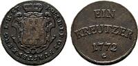 Fürstenberg Cu Kreuzer Joseph Wenzel 1762-1783 -