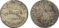 Braunschweig-Wolfenbüttel 6 Pfennig Karl 1815-1830 -