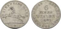 Braunschweig-Calenberg-Hannover 1/6 Taler Georg IV. 1820-1830 -