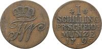 Brandenburg-Preußen Cu Schilling Friedrich Wilhelm II. 1786-1797 -