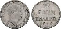Mecklenburg-Schwerin 1/12 Taler Friedrich Franz II. 1842-1883 -