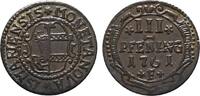 Mecklenburg-Wismar, Stadt Cu 3 Pfennig -