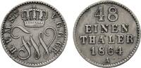 Mecklenburg-Strelitz 1/48 Taler Friedrich Wilhelm 1860-1904 -