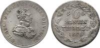 Hessen-Kassel 1/6 Taler Wilhelm II. 1821-1847 -
